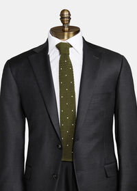 Paul Stuart Embroidered Knit Tie, thumbnail 2