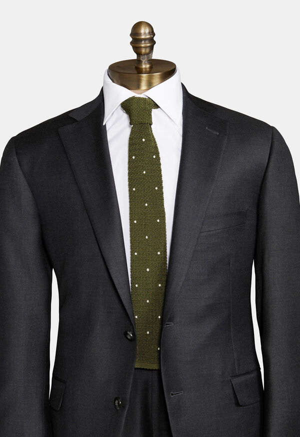 Paul Stuart Embroidered Knit Tie, image 2