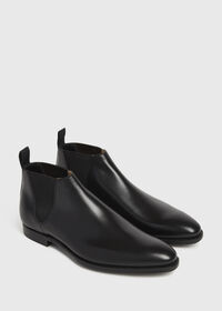 Paul Stuart Leather Half Chelsea Boot, thumbnail 4