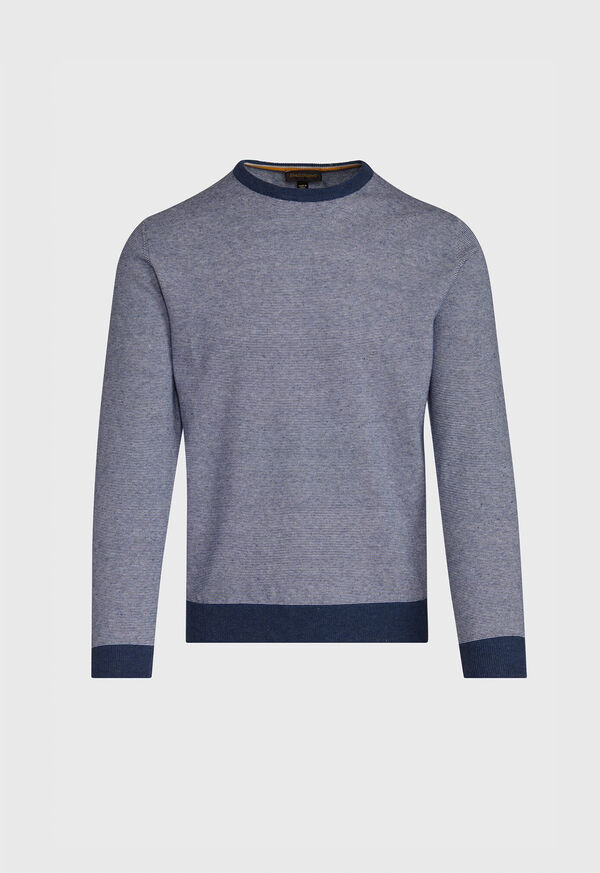Paul Stuart Fine Stripe Crew Neck Pullover, image 1