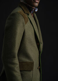 Paul Stuart Wool Jacket with Suede Details, thumbnail 5