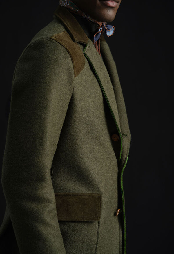 Paul Stuart Wool Jacket with Suede Details, image 5