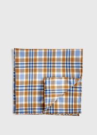 Paul Stuart Plaid Pocket Square, thumbnail 1