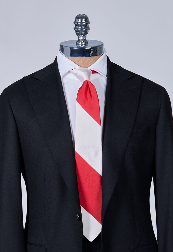 Paul Stuart Wide Stripe Summer Mogador Tie, image 2