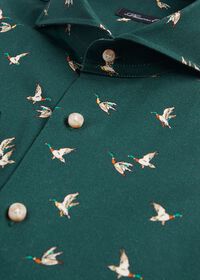 Paul Stuart Printed Geese Brushed Cotton Shirt, thumbnail 2