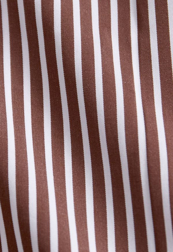 Paul Stuart Silky Cotton Stripe Sport Shirt, image 3