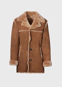 Paul Stuart Suede & Shearling Rancher Coat, thumbnail 1