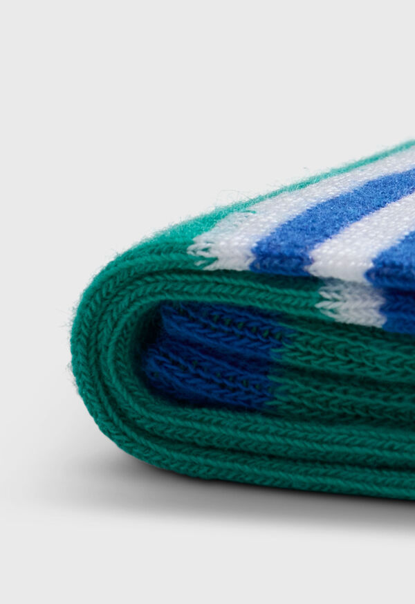 Paul Stuart Colorblock and Stripe Crew Sock, image 2