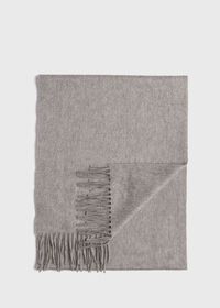 Paul Stuart Oversized Cashmere Logo Scarf, thumbnail 1