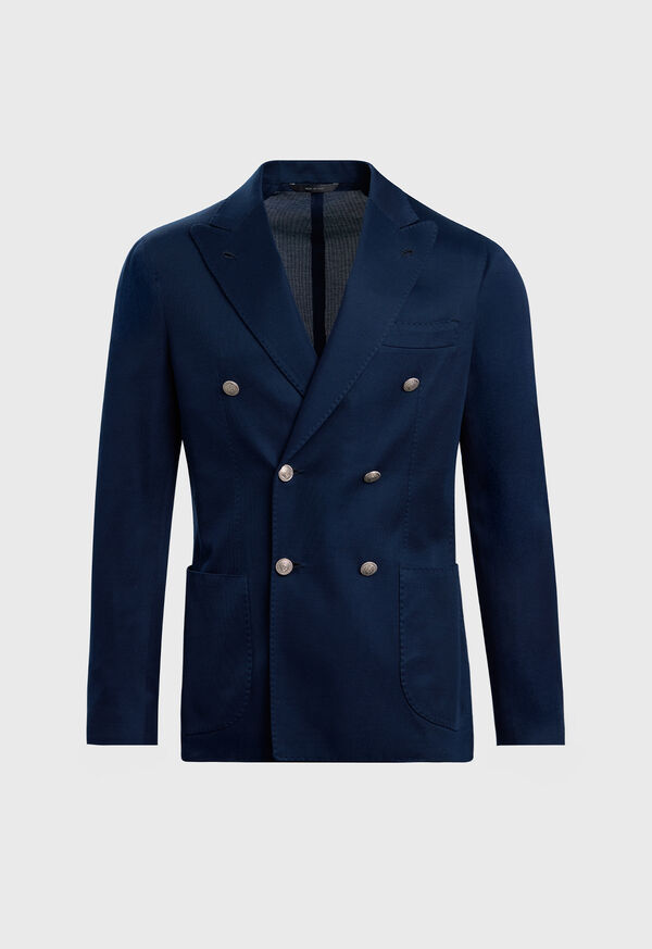 Paul Stuart Double Breasted Navy Jacket, image 1