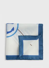 Paul Stuart Anchor Printed Silk Pocket Square, thumbnail 1