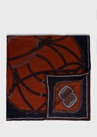 Paul Stuart Belt & Buckle Printed Scarf, thumbnail 1