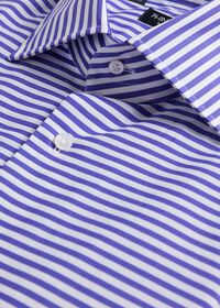 Paul Stuart Horizontal Stripe Cotton Dress Shirt, thumbnail 2