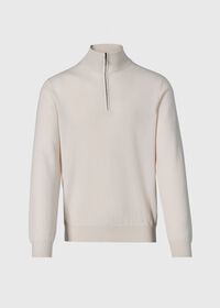 Paul Stuart Classic Cashmere Quarter Zip Sweater, thumbnail 1