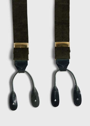 Paul Stuart Wide Wale Corduroy Braces