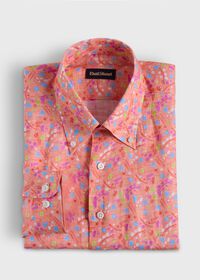 Paul Stuart Printed Linen Sport Shirt, thumbnail 1