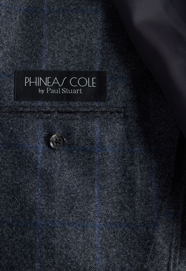 Paul Stuart Wool Deco Windowpane Suit, image 4