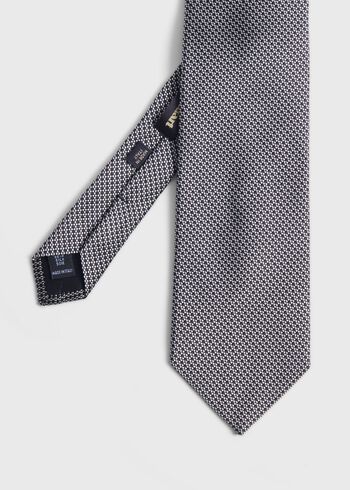 Paul Stuart Woven Silk Micro Deco Tie