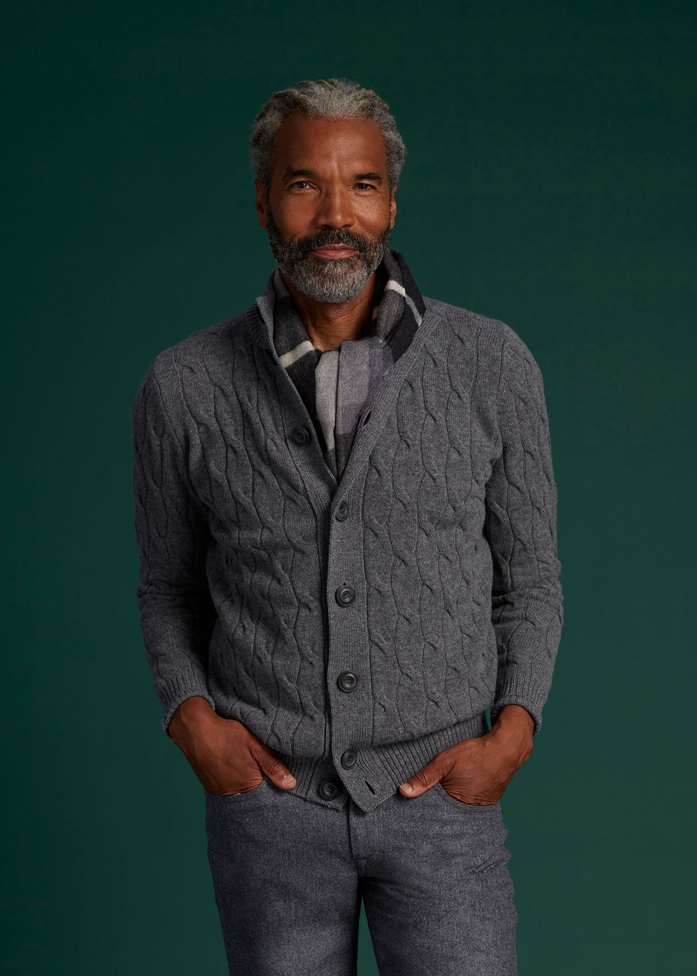 Cashmere best sale cable cardigan