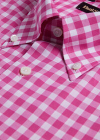 Paul Stuart Cotton Gingham Sport Shirt, thumbnail 2