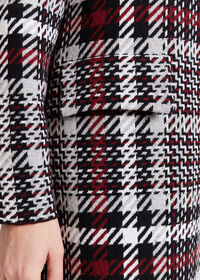 Paul Stuart Plaid Wool Coatigan, thumbnail 4