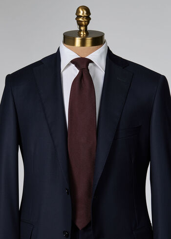 Paul Stuart Solid Silk Garza Tie