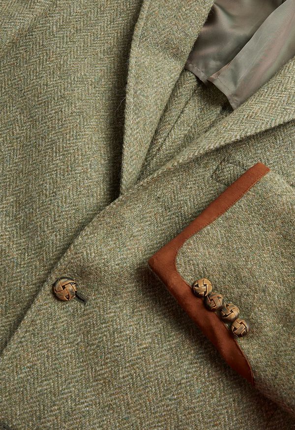 Paul Stuart Wool Blend Herringbone Highlander Jacket, image 3