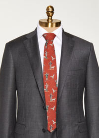 Paul Stuart Hunting Scene Silk Tie, thumbnail 2