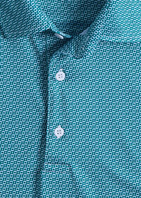 Paul Stuart Ultra Soft Deco Square Performance Polo, thumbnail 2