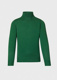 Paul Stuart Solid Color Mock Neck Sweater, thumbnail 1