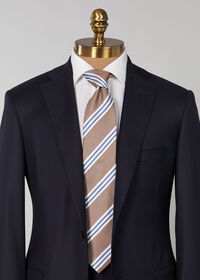 Paul Stuart Wide Textured Stripe Tie, thumbnail 2