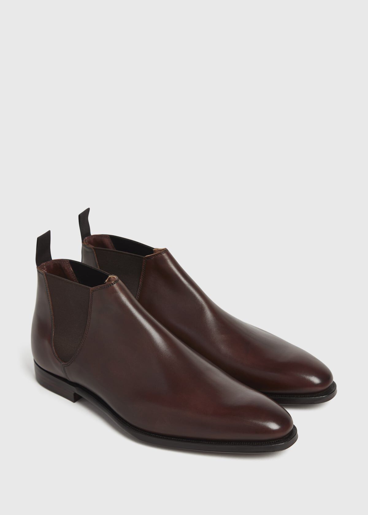 Leather sale half boots