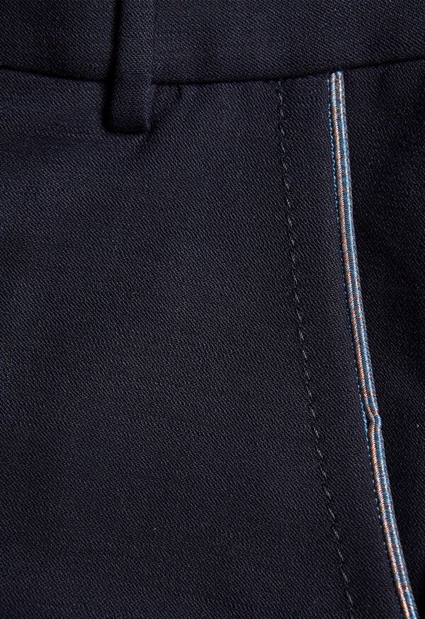 Paul Stuart Wool Blend Trouser with Metallic Detail, image 2
