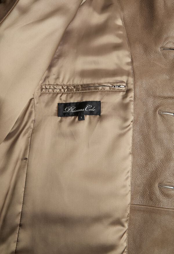 Paul Stuart Distressed Leather Coat, image 3