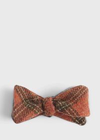 Paul Stuart Tweed Plaid Bow Tie, thumbnail 1