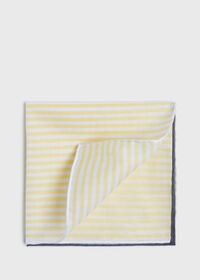 Paul Stuart Wide Bengal Stripe Pocket Square, thumbnail 1