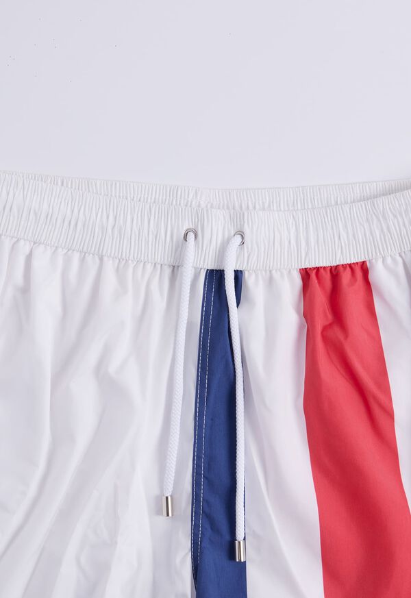 Paul Stuart Printed Flag Swim Shorts, image 3