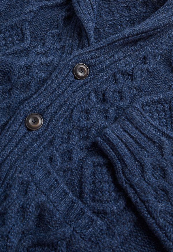 Paul Stuart Aran Cable Knit Cardigan, image 4