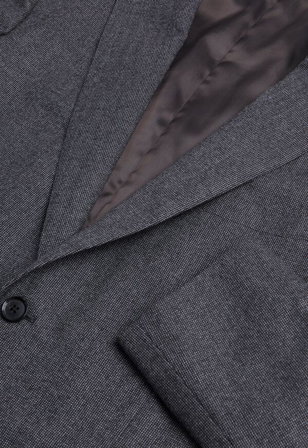 Paul Stuart Grey Micro Weave Super 180s Wool Suit, image 2