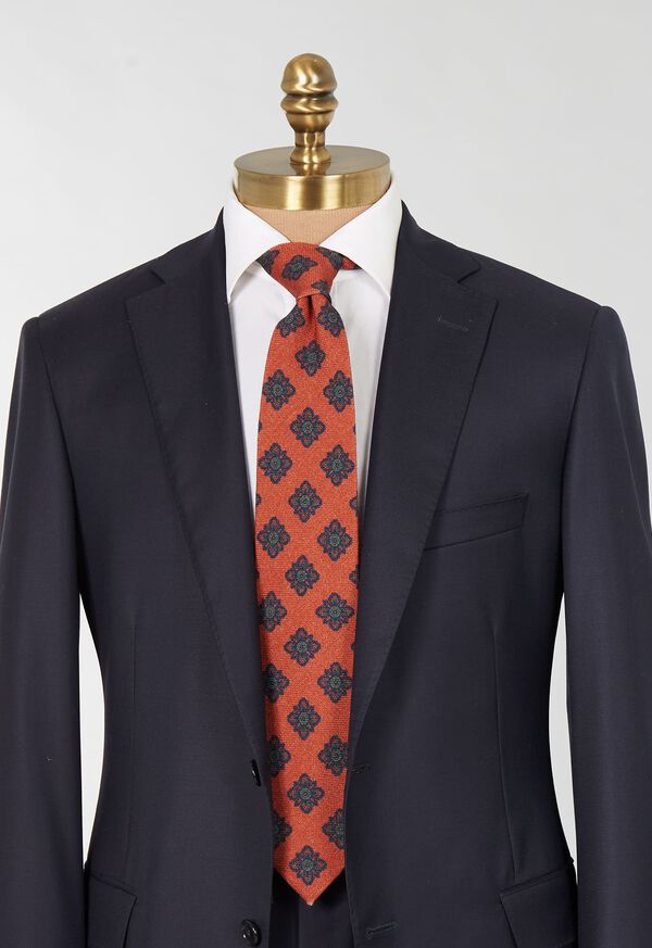 Paul Stuart Printed Wool Blend Large Medallion, image 2
