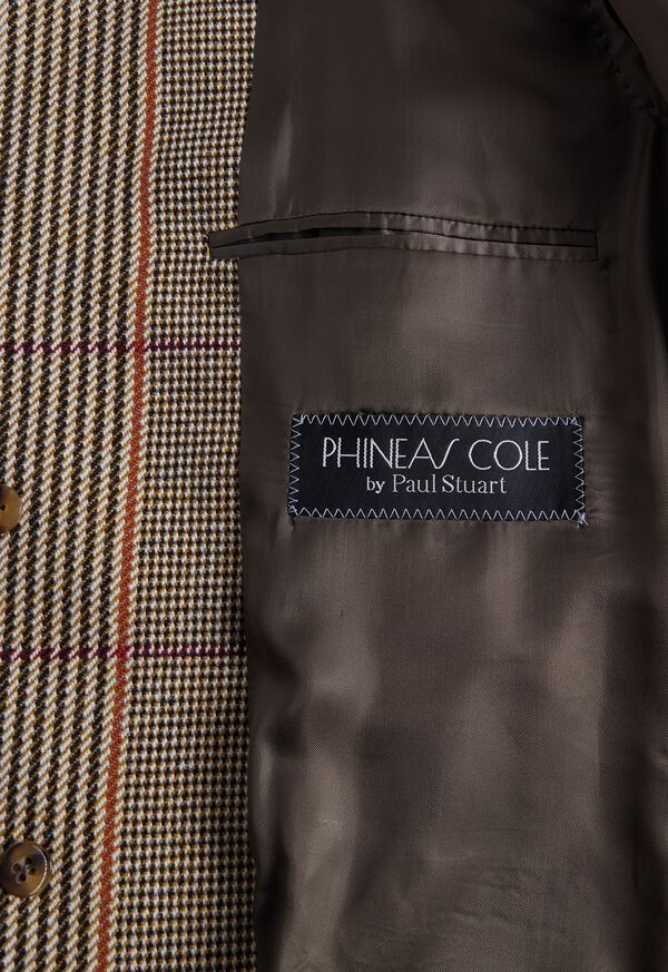 Paul Stuart Russel Plaid Overcoat, image 4