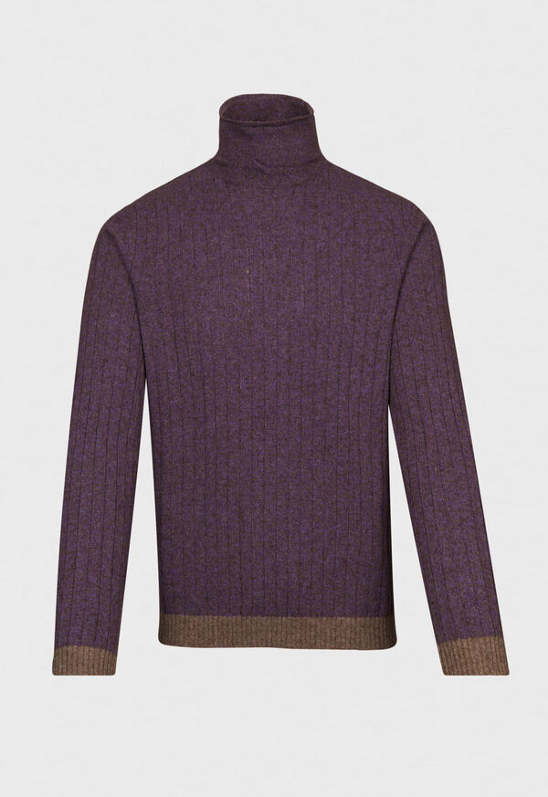Paul Stuart Ribbed Mock Neck Sweater, image 1
