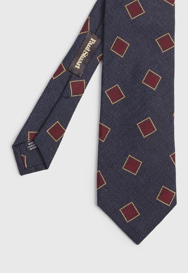 Paul Stuart Tossed Squares On Textured Ground Tie, image 1