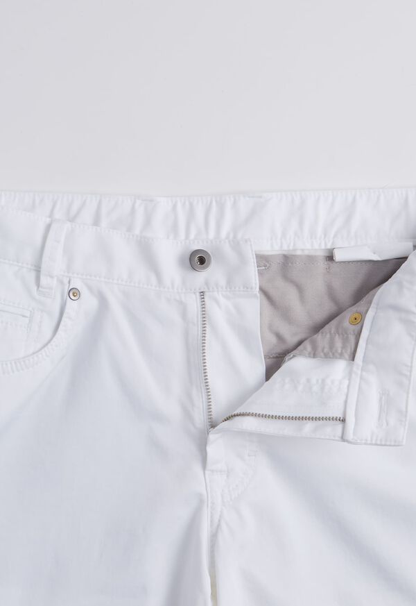 Paul Stuart Five Pocket Satin Finish Cotton Pant, image 3