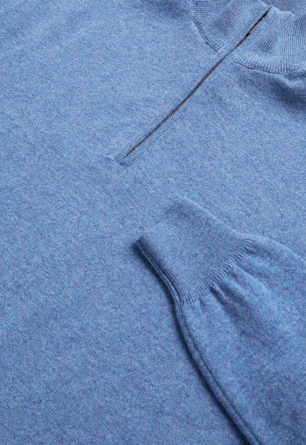 Paul Stuart Cashmere Quarter Zip Sweater, image 2