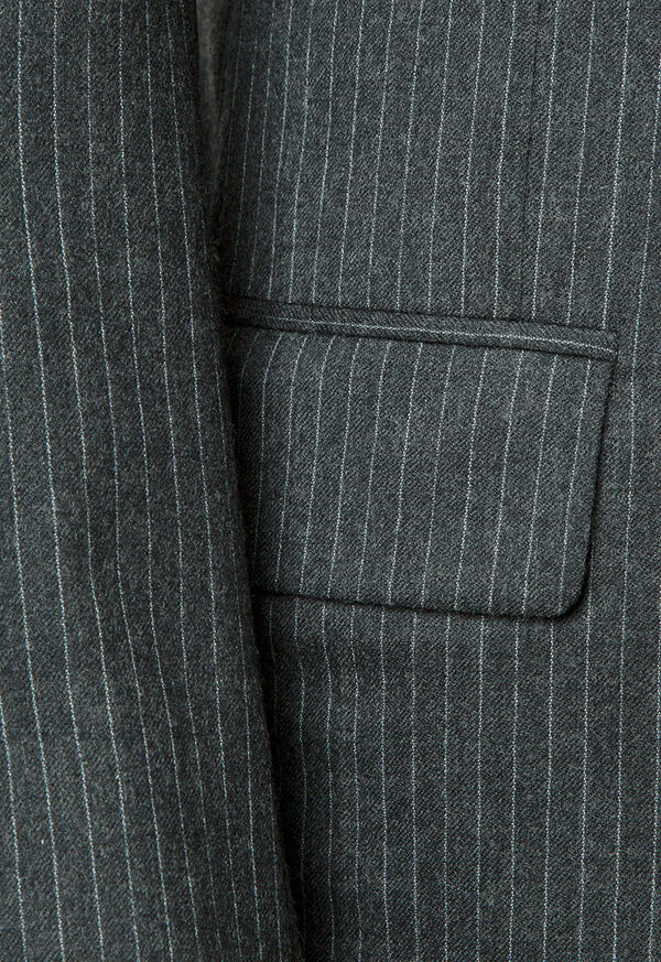 Paul Stuart Stuart Fit Narrow Chalk Stripe Wool Suit, image 3