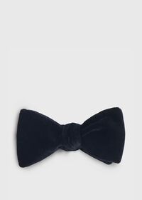 Paul Stuart Blunt Edge Velvet Bow Tie, thumbnail 1