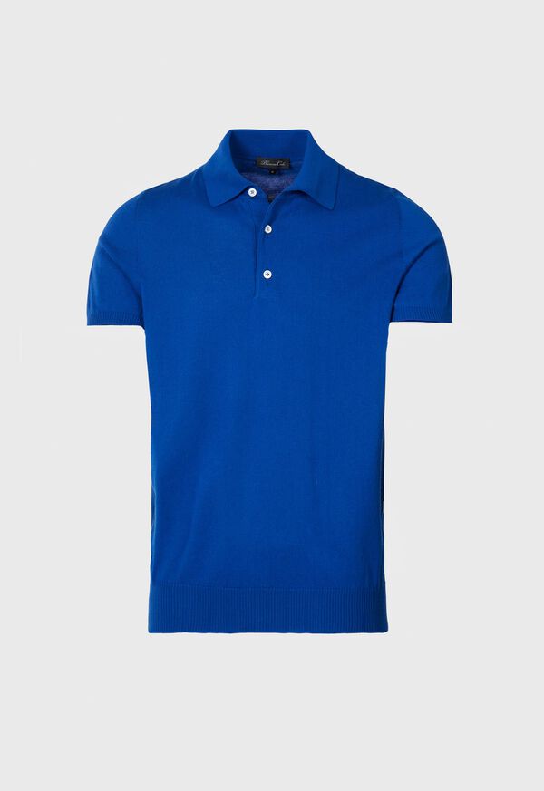 Paul Stuart Cotton Knit Polo Shirt, image 1