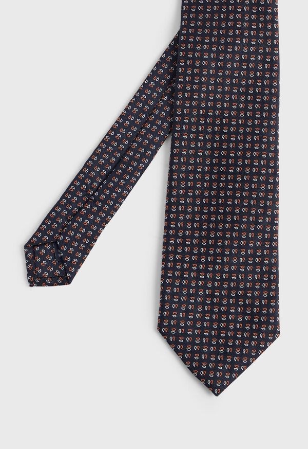 Paul Stuart Woven Mini Paisley Tie, image 1
