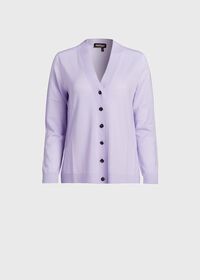 Paul Stuart Lightweight Wool Button Front Cardigan, thumbnail 1